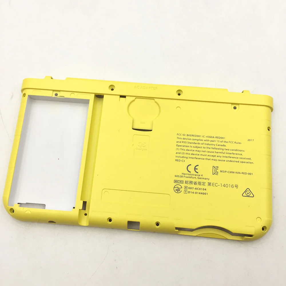 Botton D пластина рамка для New 3DS LL XL запасная часть батарея держатель корпус - Цвет: for New3DSXL Yellow