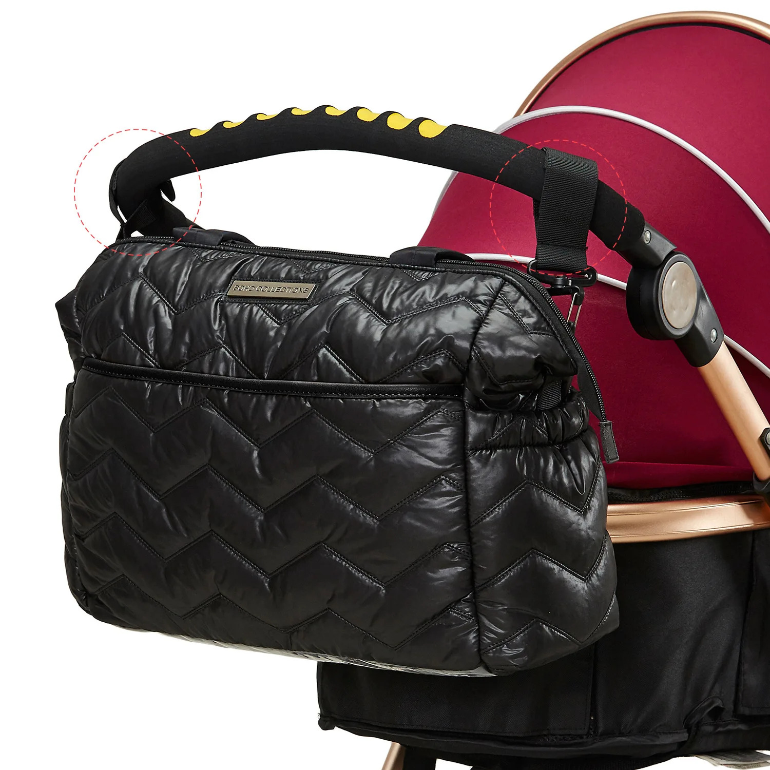 Winter Cotton Padded Women Handbag Large Mommy Bag Space Shoulder Bag Travel Bags for Women 2021 Big Tote Crossbody Bags Purse