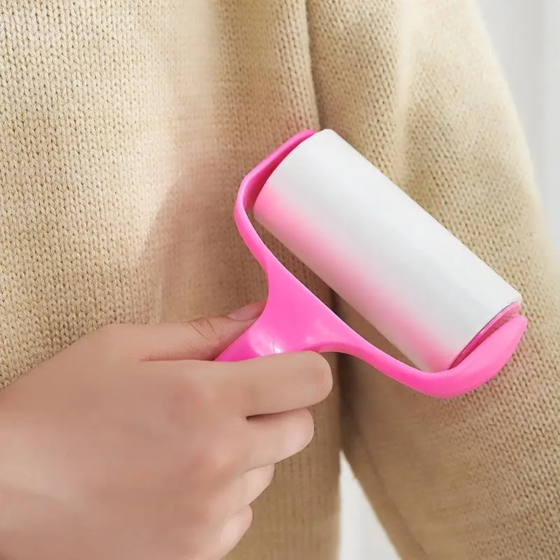 

Tearable roller sticky paper to remove cat hair Artifact replacement paper clothes sticker to clean the floor tools