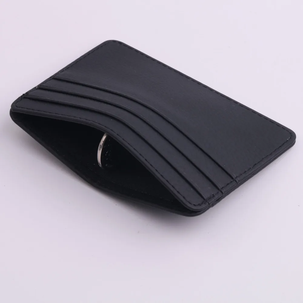 

Fashion Women Lichee Pattern Bank Card Package Coin Bag Card Holder Mini Business Card Case pure color YL #20