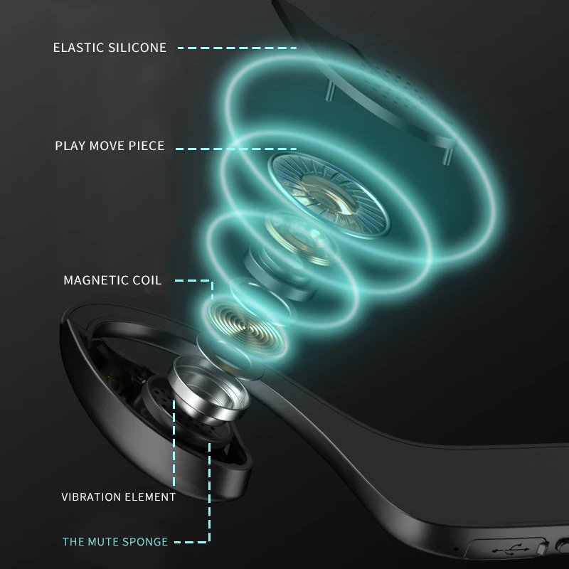 Беспроводная Bluetooth 5 0 гарнитура с ушным крючком для подключения спортивная Гарнитура сенсорная