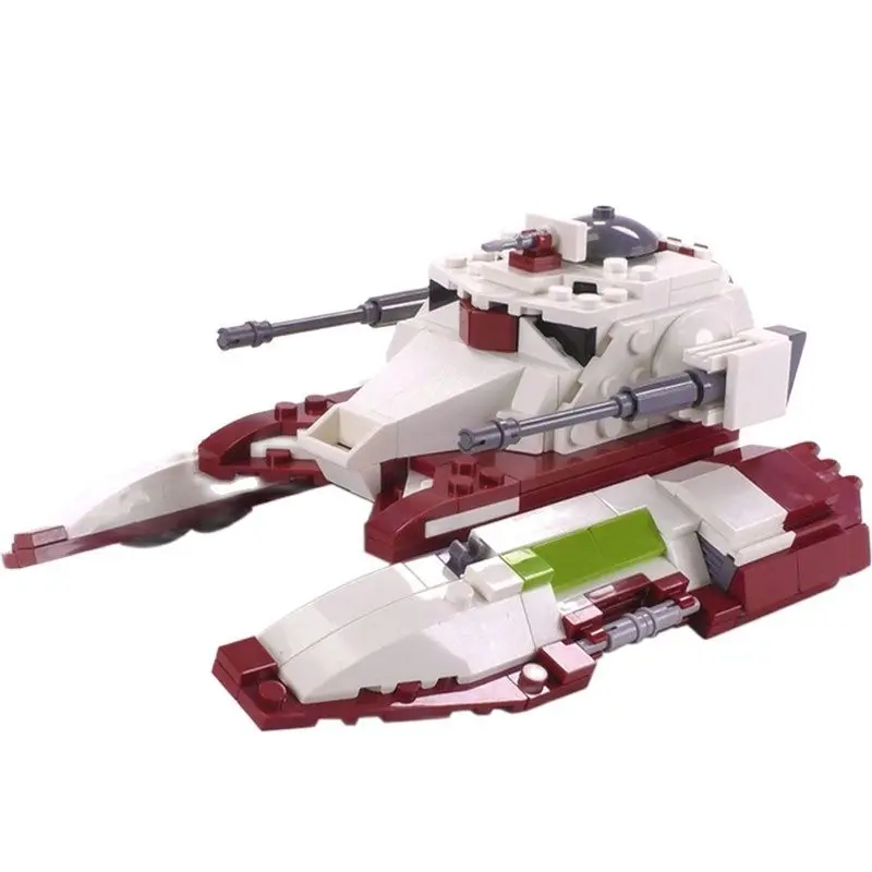 

MOC 18145 Republic Fighter Anti Tank TX-130T Minifigs Scale Building Blocks DIY Bricks Model Kids Toy Best Gifts Home Decoration