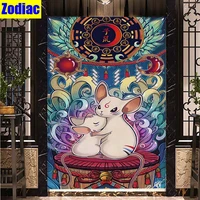 zodiac style open in middle door curtain fabric home market partition bathroom sushi hotel kitchen restaurant screen decor