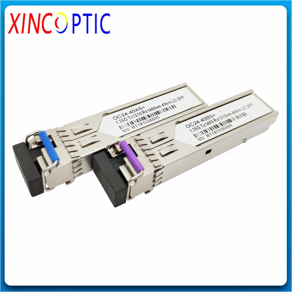 1 пара 25G 1310/1 25 нм 40 км DDM LC BIDI SFP и 1490G Одномодовый Simplex WDM /Нм 80KM