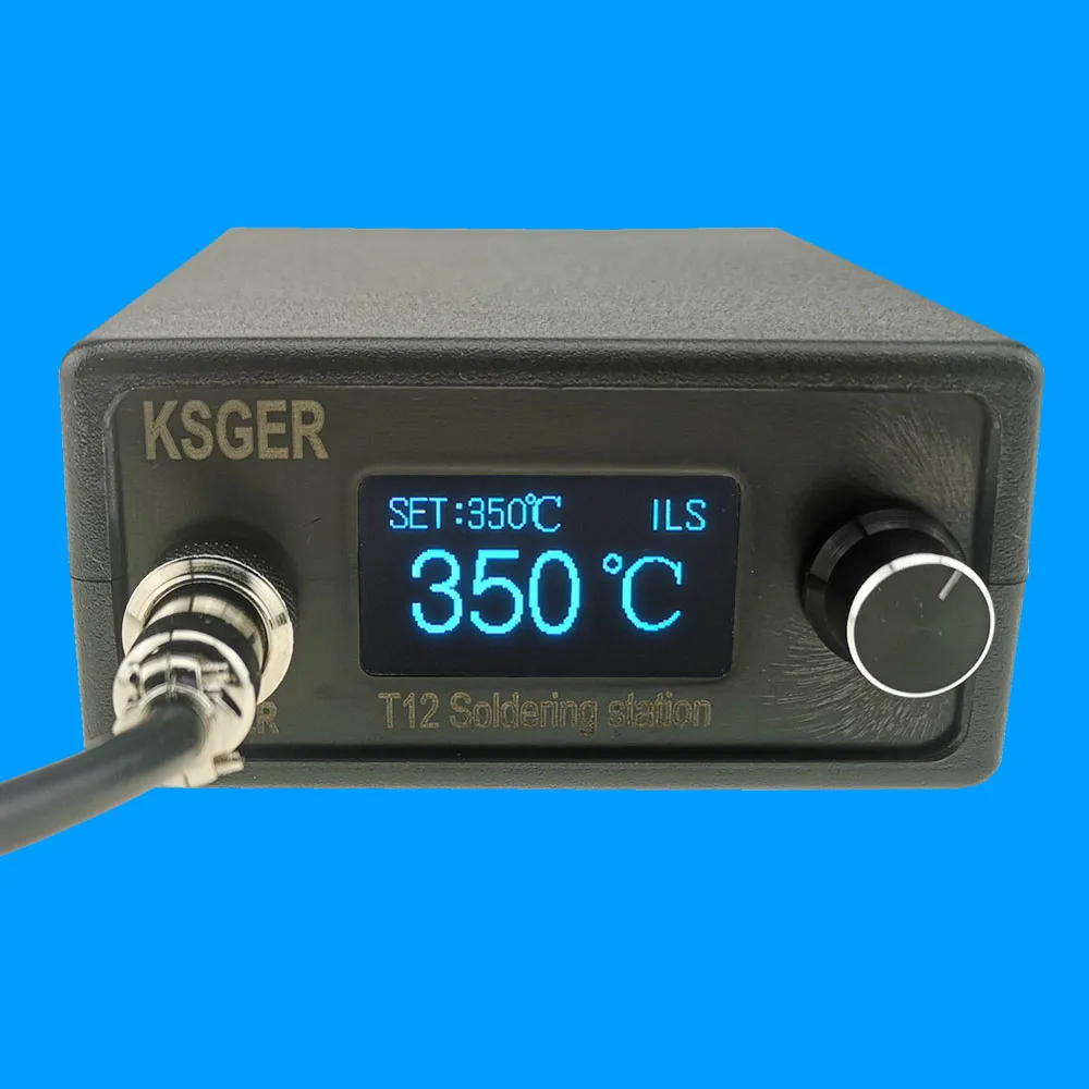 Паяльная станция KSGER STM32 V3.1S T12 паяльная из алюминиевого сплава FX9501 с ручкой