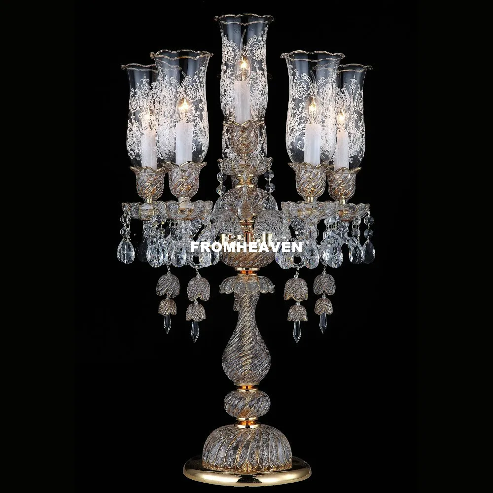 Современная Красота Искусство высокого класса золотой цвет K9 Кристалл