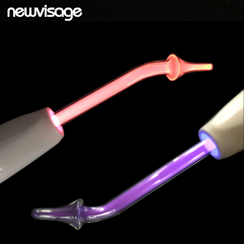 

High Frequency Glass Tube Electrodes Argon Neon for Salon Spa Facial Machine Replacement Nozzle Ozone Acne Dry Oily Skin Care