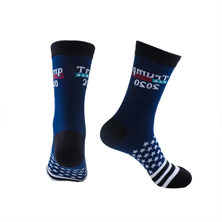 Creative Donald Trump Make America Great Again National Flag Stars Stripes Socks Funny Women Casual Men Short Happy Cotton | Мужская