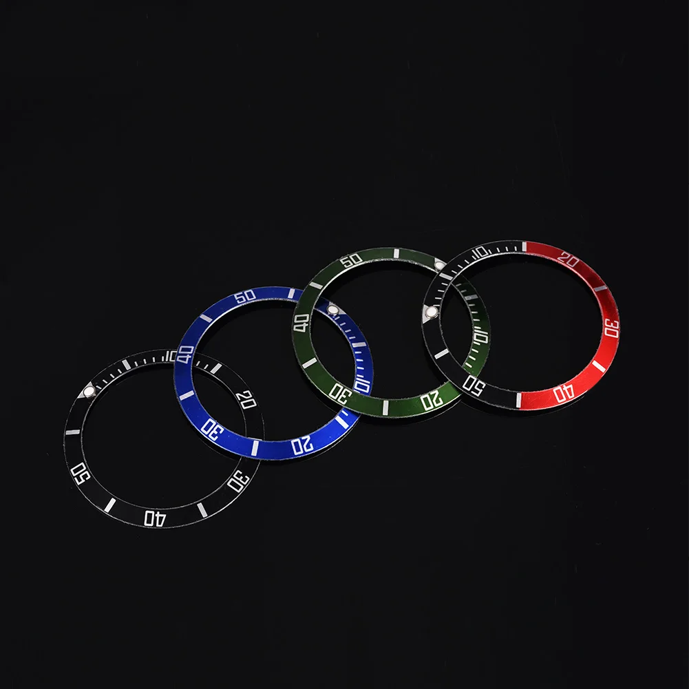 37 5 мм циферблата часов Алюминий петля рамка вкладыш кольцо Мужские часы запасная