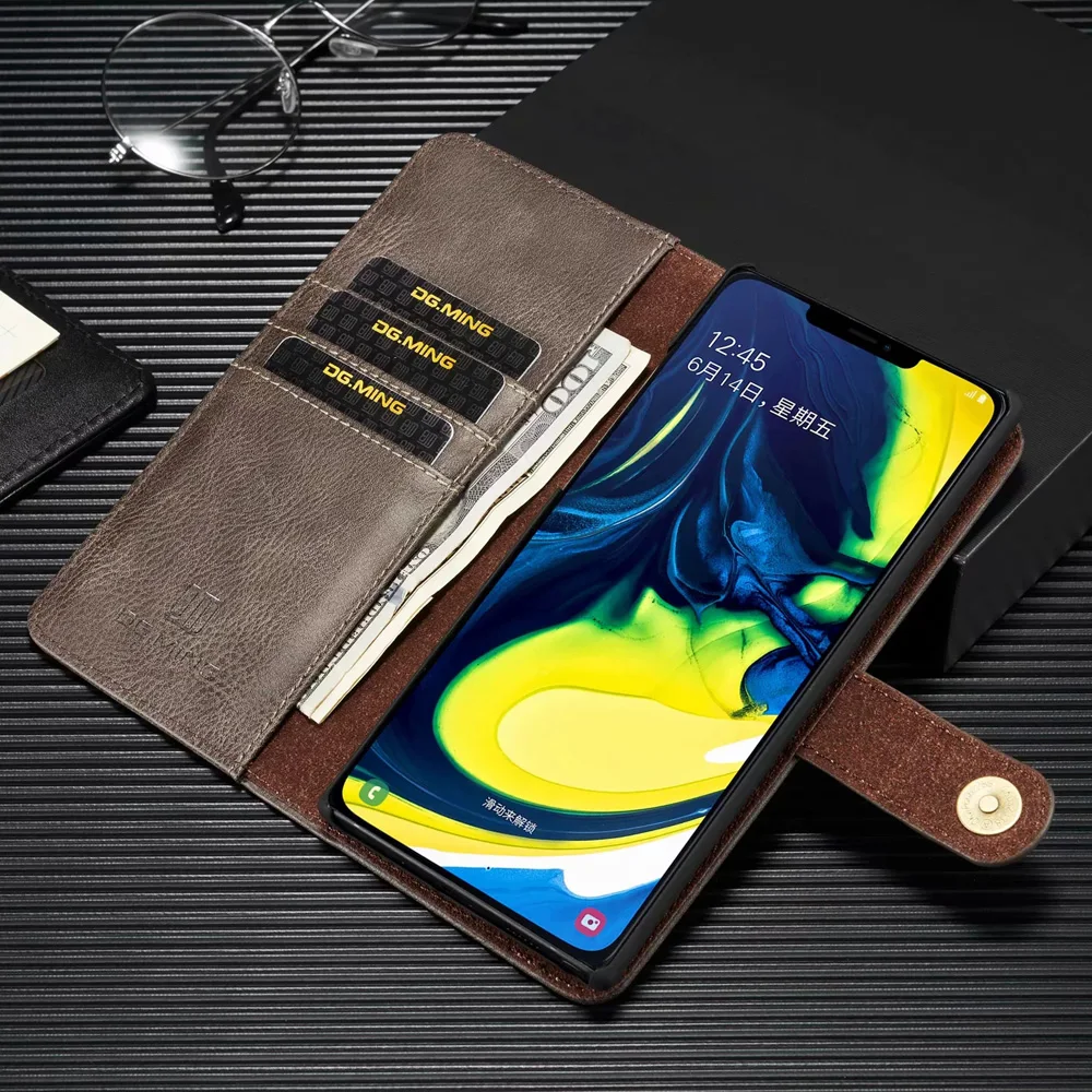 Чехол бумажник из натуральной кожи для Samsung Galaxy Note 10 Plus Pro 5G 8 9|Бамперы| |