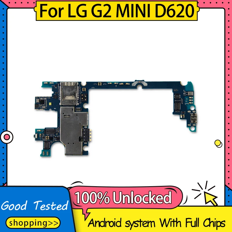 100% разблокированная материнская плата для LG G2 MINI D620 сменная Логическая с