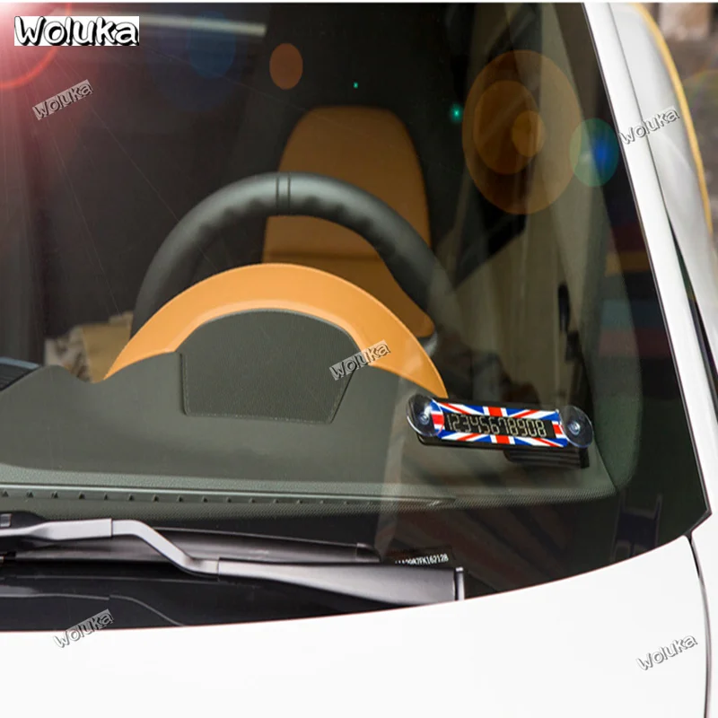 Британская ветровая парковочная карточка с номером телефона модная трендовая