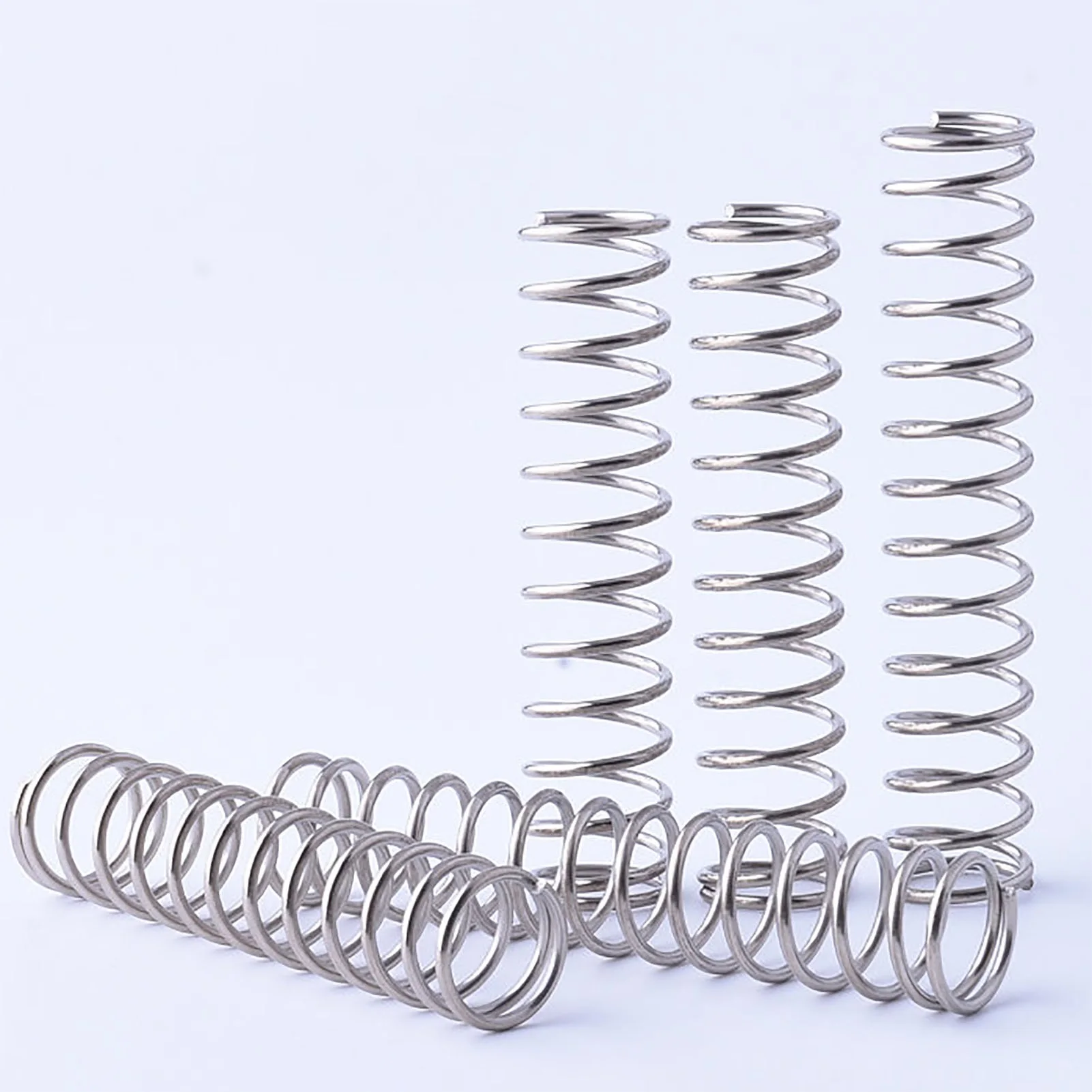 

5PCS 1.8x18mm Compression Spring, Wire Diameter 0.07'', Outer Diameter 0.71'', Free Length 0.39''-2'', Stainless Steel
