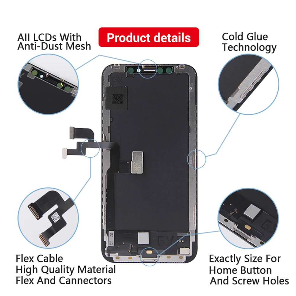 Дисплей OLED/TFT для iPhone 11 Pro Max XS XR X | Мобильные телефоны и аксессуары