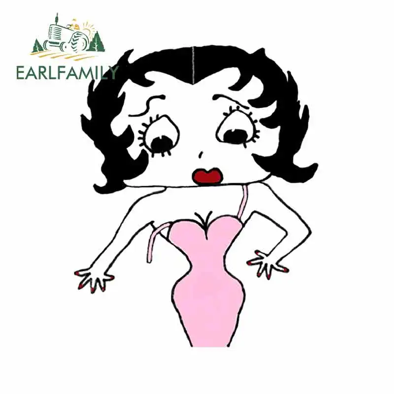 EARLFAMILY 13 см x 10 6 Мультфильм Авто забавные виниловые наклейки на машину ноутбук