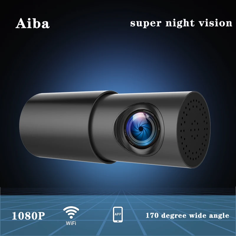 Фото Aiba A10 Dash Cam Wi Fi APP 1080P HD Dashcam ночного видения Автомобильный видеорегистратор G сенсор
