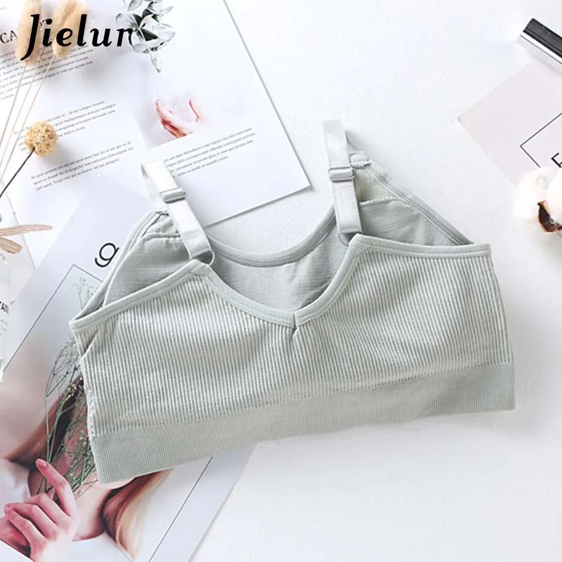 Jielur бюстгальтер тонкое нижнее белье для женщин без стального кольца девушек дна