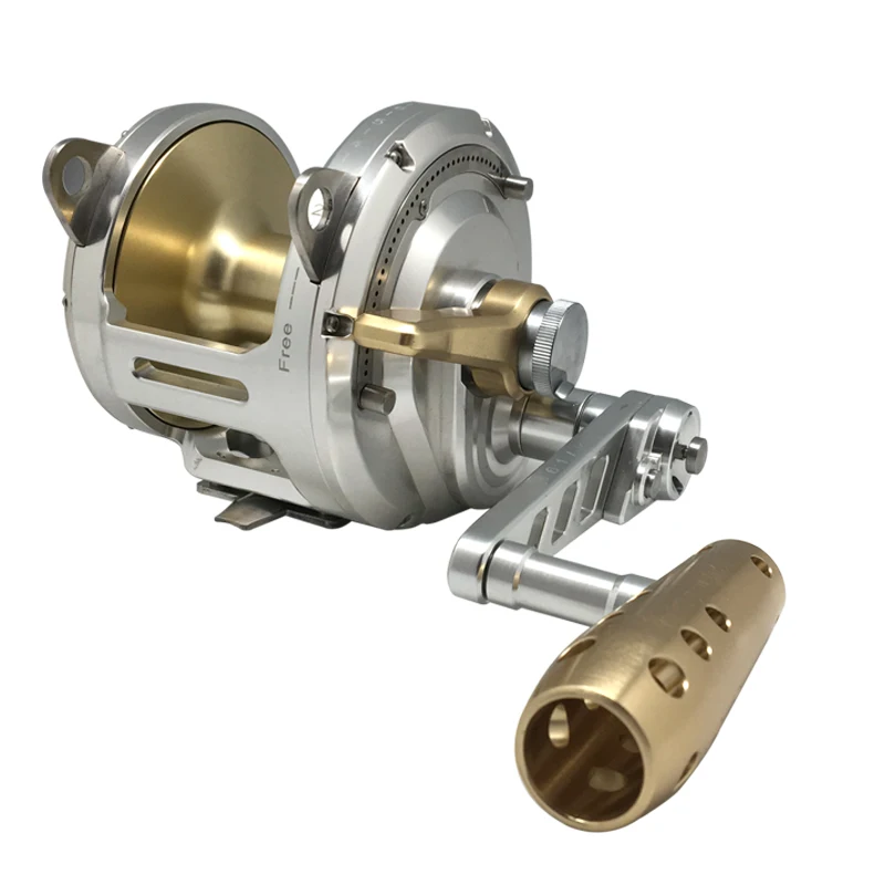 

Двухскоростная Рыболовная катушка, катушка для спиннинга, максимальная нагрузка 40 кг, для морской рыбалки, катушка для троллинга, катушка д...