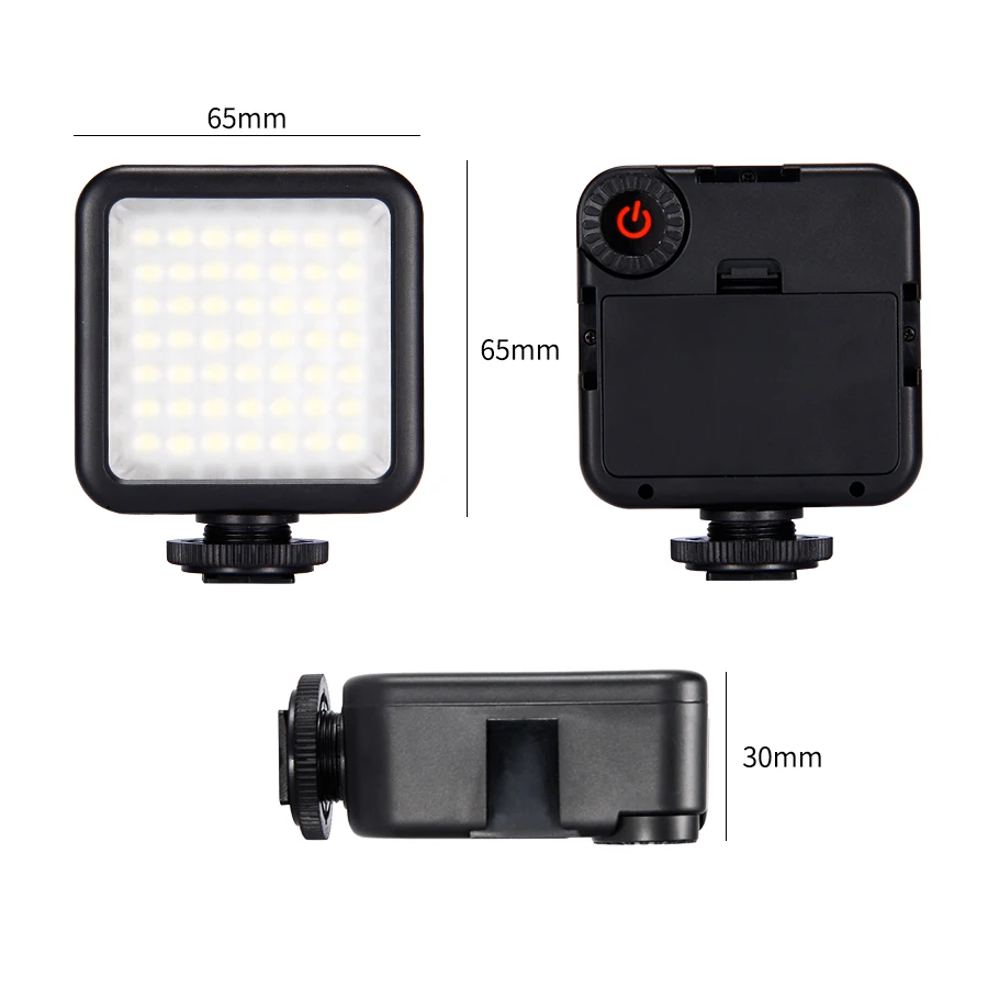 MAMEN MINI 49 светодиодный светильник для видеосъемки камеры Youtube с регулируемой