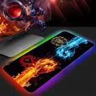 Цветная (RGB) светодиодный Мышь Pad Xxl геймеров Меса геймера украшения компьютерных игр аксессуары Подсветка коврик Gloway WOW для World of Warcraft