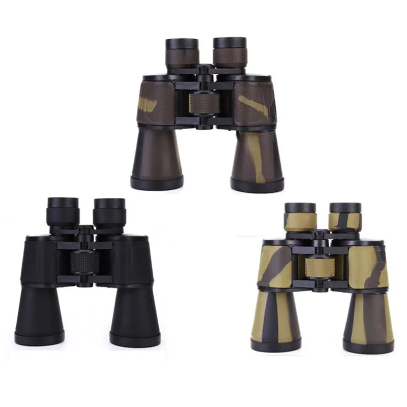 Складной бинокль водонепроницаемый телескоп с зеленой пленкой 20 х50 зумов для