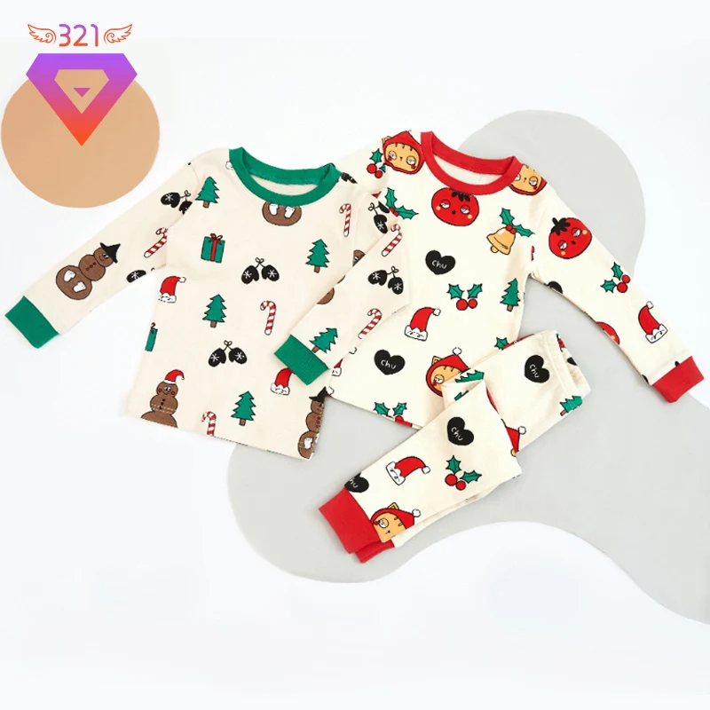 2019 г. Новое осенне зимнее термобелье для девочек из органического хлопка с