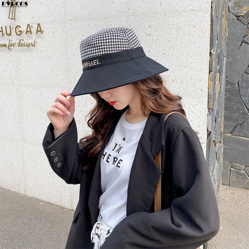 Осенне зимняя модная шляпа рыбака женская от солнца для отдыха на открытом