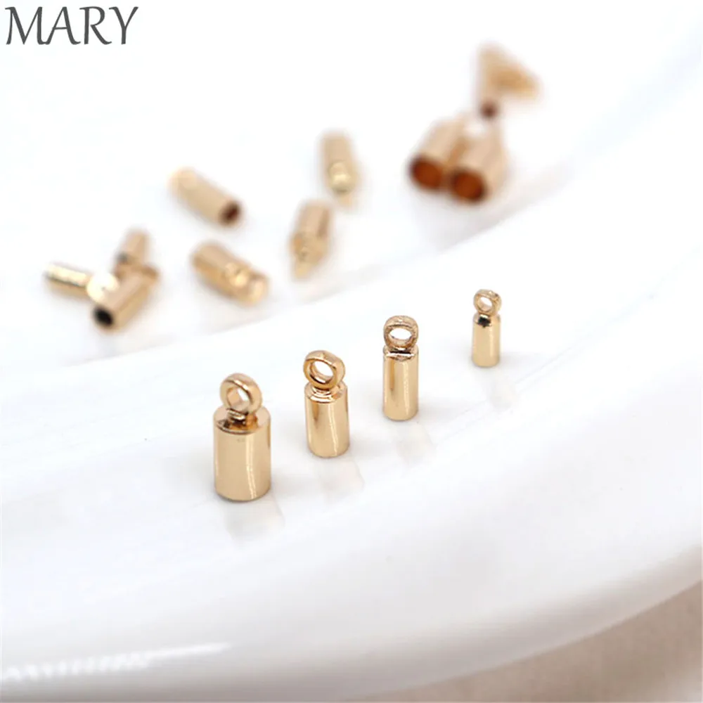

14K bag gold leather rope pendant Diy accessories weight bag buckle sleeve snake bone chain gold plated buckle