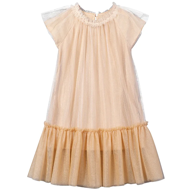 

Платье для девочек, новинка 2020, детское Сетчатое платье для детей, летнее платье для маленьких девочек, хлопковая подкладка в стиле пэчворк, ...