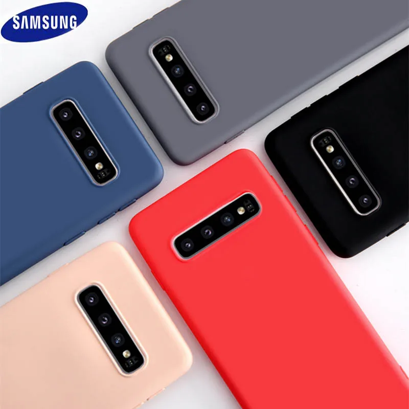 Оригинальный чехол для Samsung S10/S10E из жидкого силикона официальная силиконовая