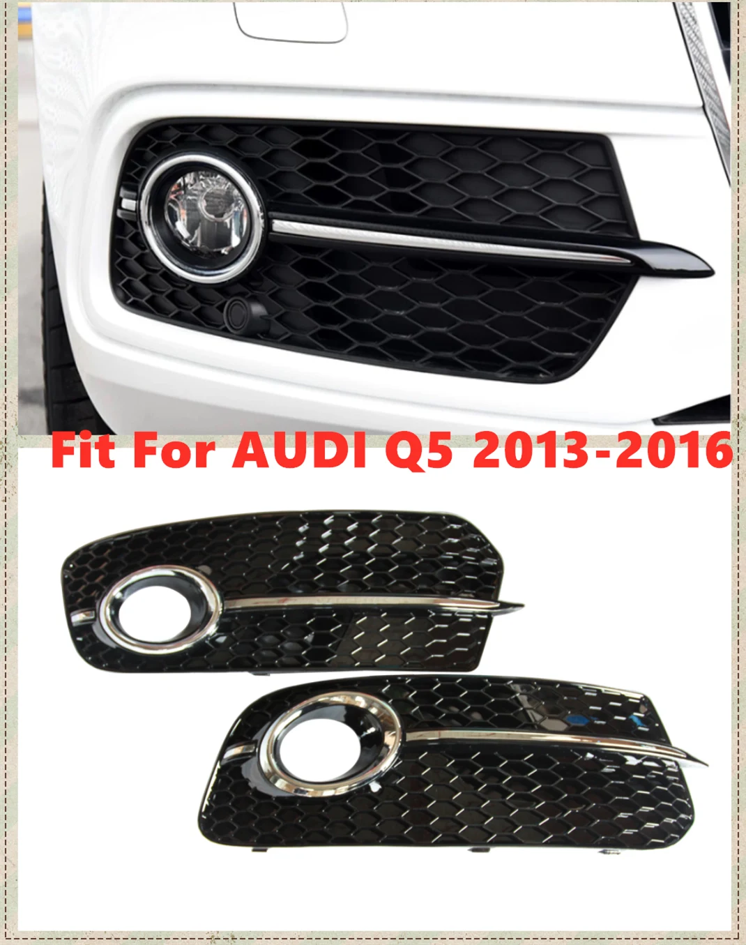 Высокое качество 2 шт. ABS автомобильный передний нижний бампер противотуманный