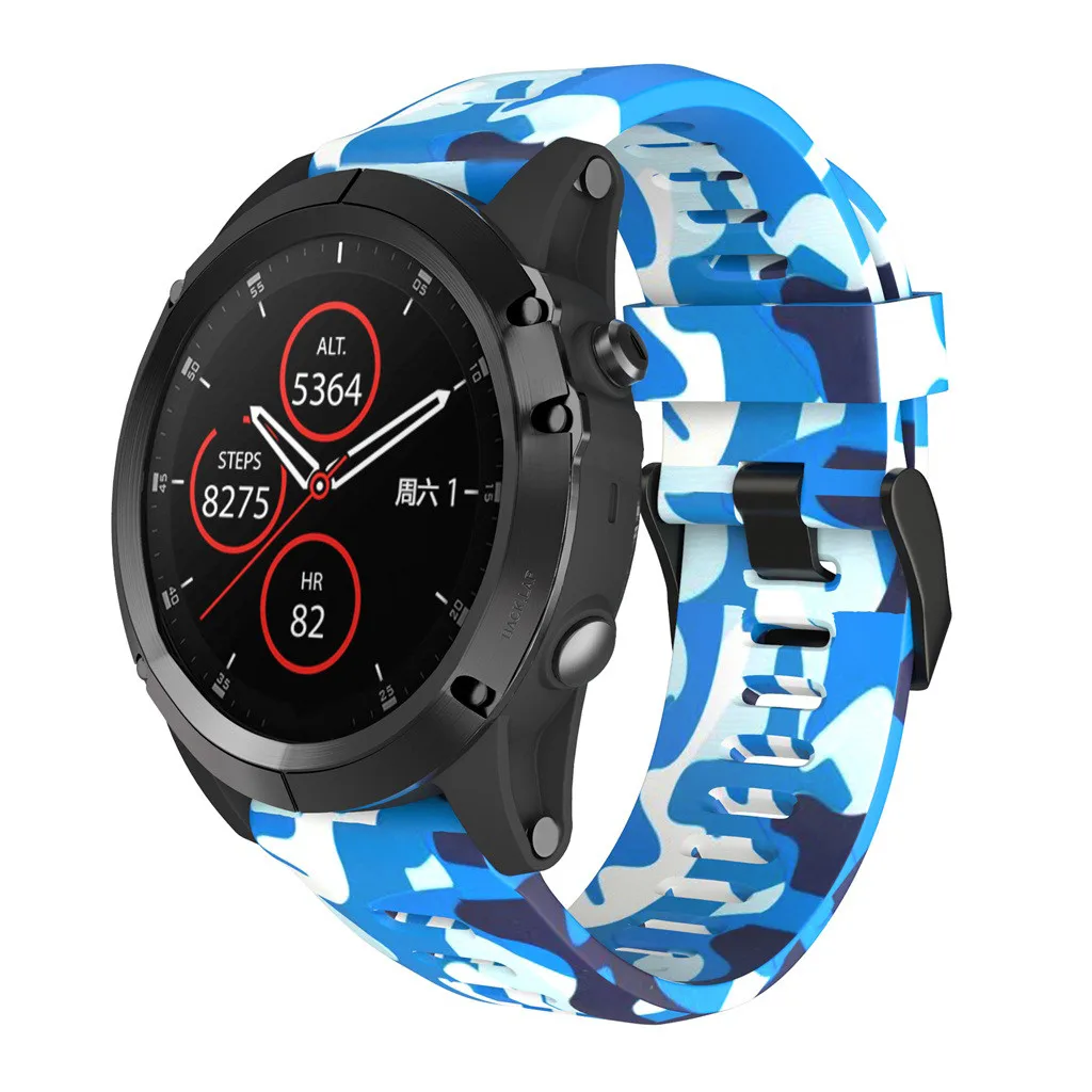 OTOKY силиконовый ремешок для наручных часов Garmin Fenix 5X/Fenix 5X Plus 3/3H браслет 2 цвета |