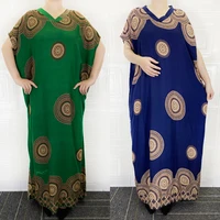 african dresses for women 2022 dashiki print short sleeve turkey maxi kaftan women muslim fashion abaya party long dress