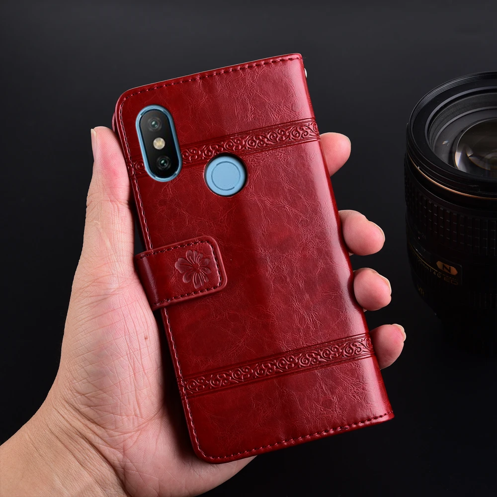 Кожаный чехол-книжка для Xiaomi Redmi Note 5 Pro Note5 Global чехлы Note5pro | Мобильные телефоны и