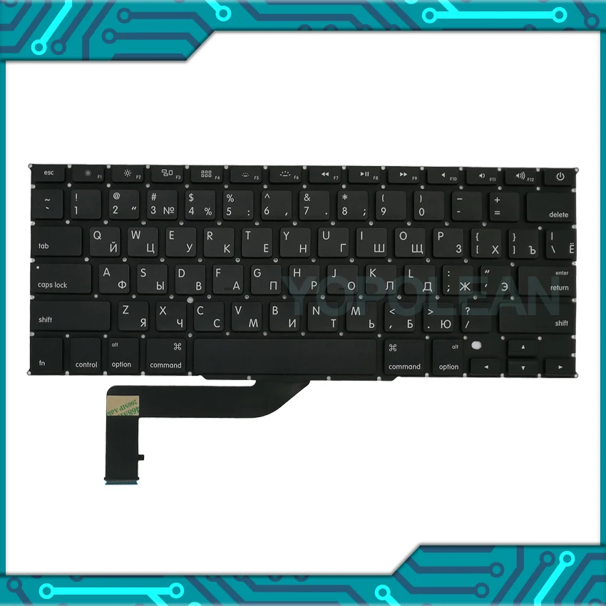 Новая маленькая Клавиша ввода A1398 RU Русская клавиатура для MacBook Pro Retina 15 дюймов 2012