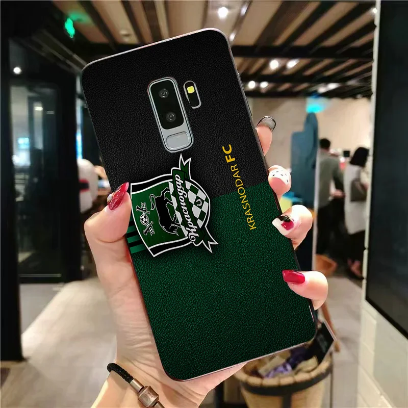 Чехол для телефона Suleymanov Samsung Galaxy S10 S7 Edge DIY прозрачный мягкий TPU Krasnodar FC S9 A5 A7 A8 J7 Prime