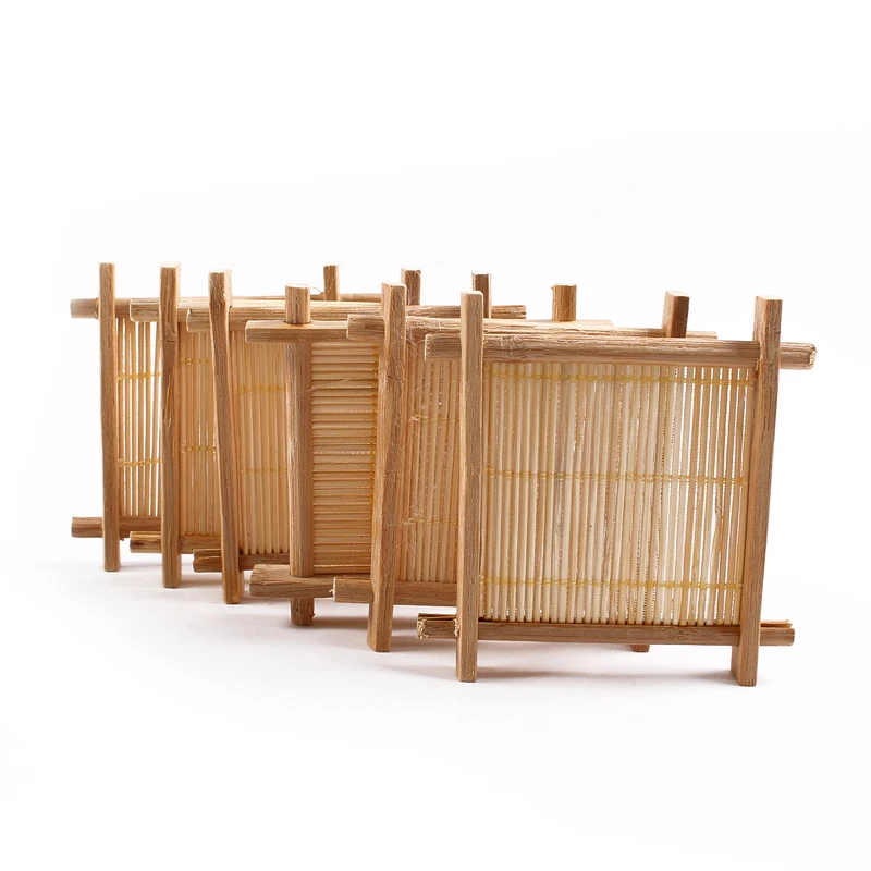 [GRANDNESS] подставка для чайной чашки из натурального бамбука кунг-фу коврик чайника