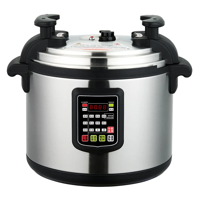 

Коммерческая электрическая скороварка 17L, большая емкость, механическая двойная желчь, большая рисоварка высокого давления 220В