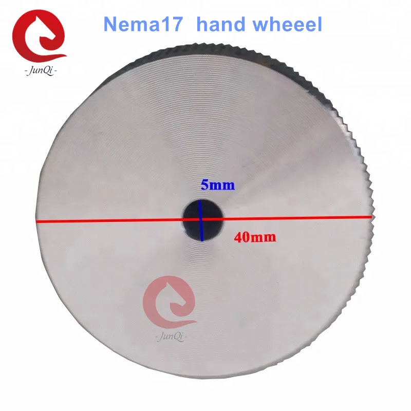 5mm hole diameter Hand Wheel For Nema17 Hybrid Stepper Motor, 42mm stepping motor parts