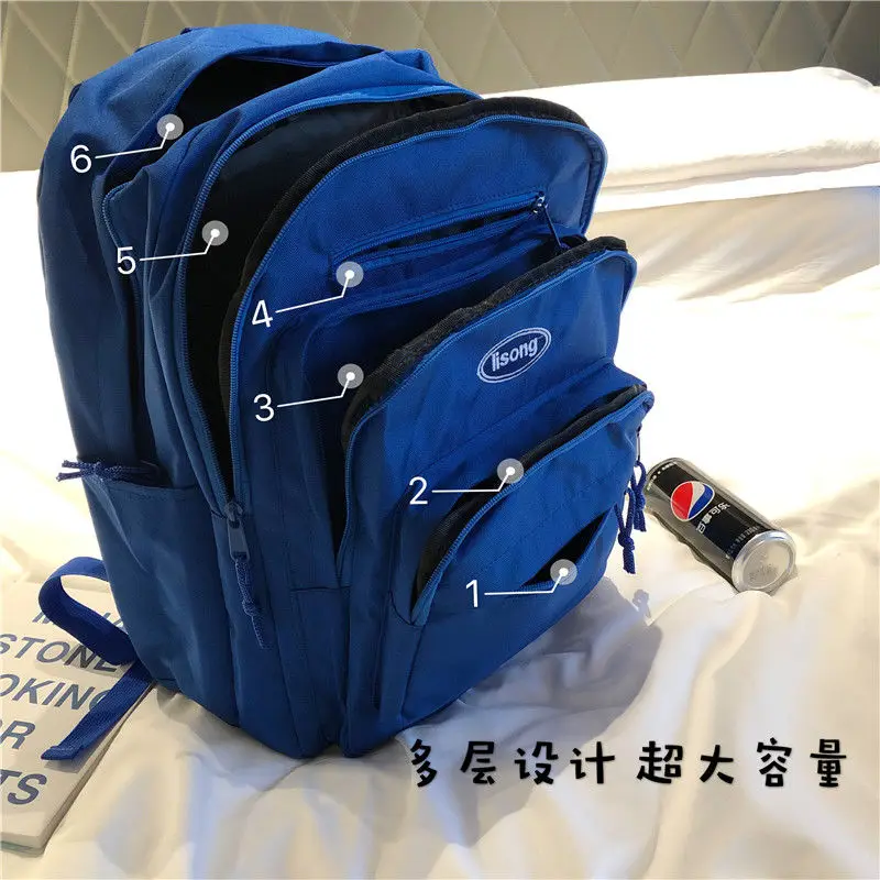 Подростковая школьная сумка для мальчиков и девочек женский рюкзак школьные