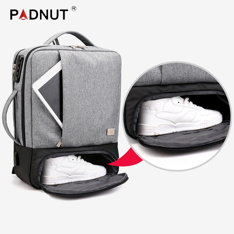 Многофункциональный дорожный рюкзак с защитой от кражи для мужчин деловая сумка