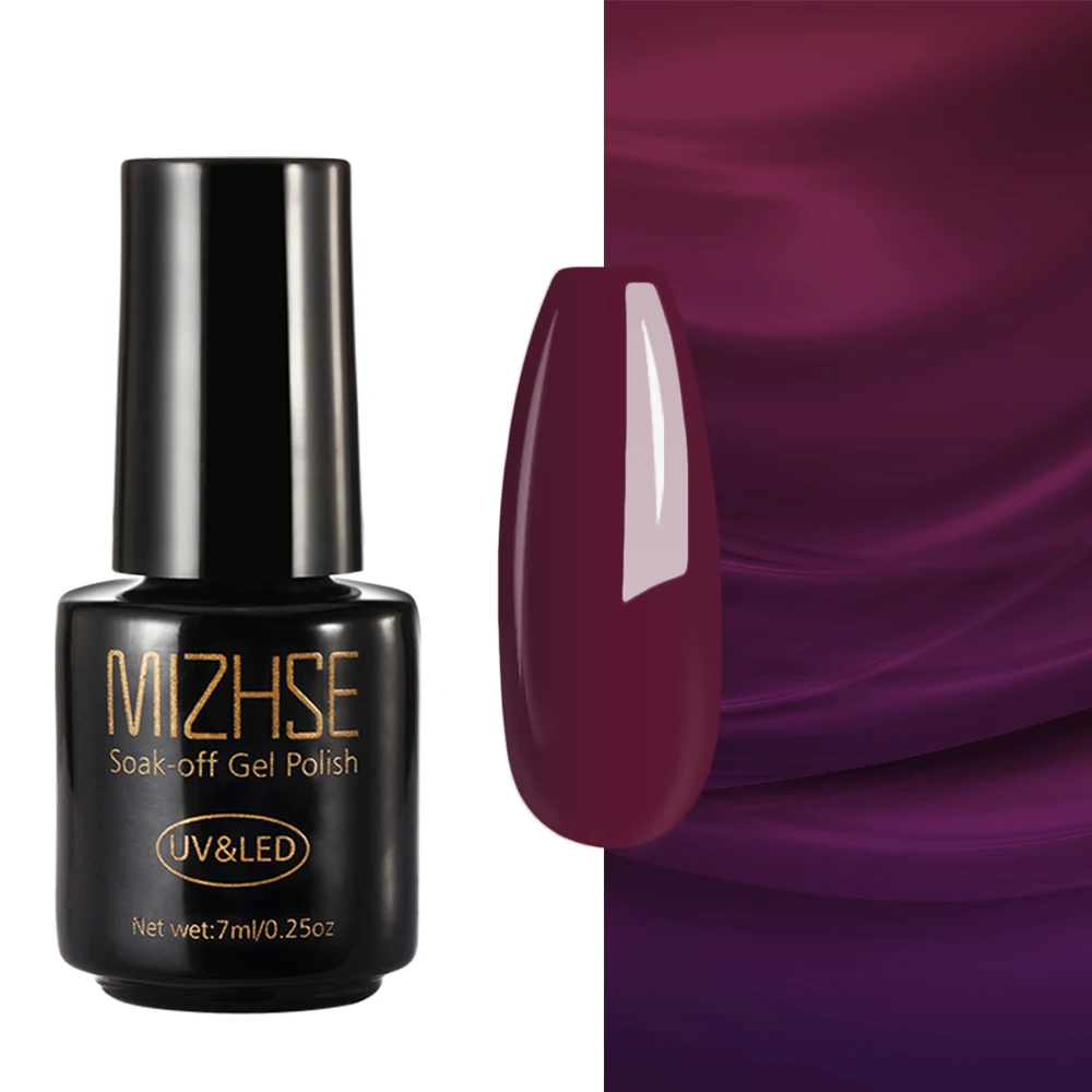 GJH005 MIZHSE Гель-лак для ногтей масло Esmalte Permanente гель UV Y Led Gellak Фиолетовый Белый Черный чистый цветной Гель-лак для ногтей основа для ногтей - Цвет: GJH005
