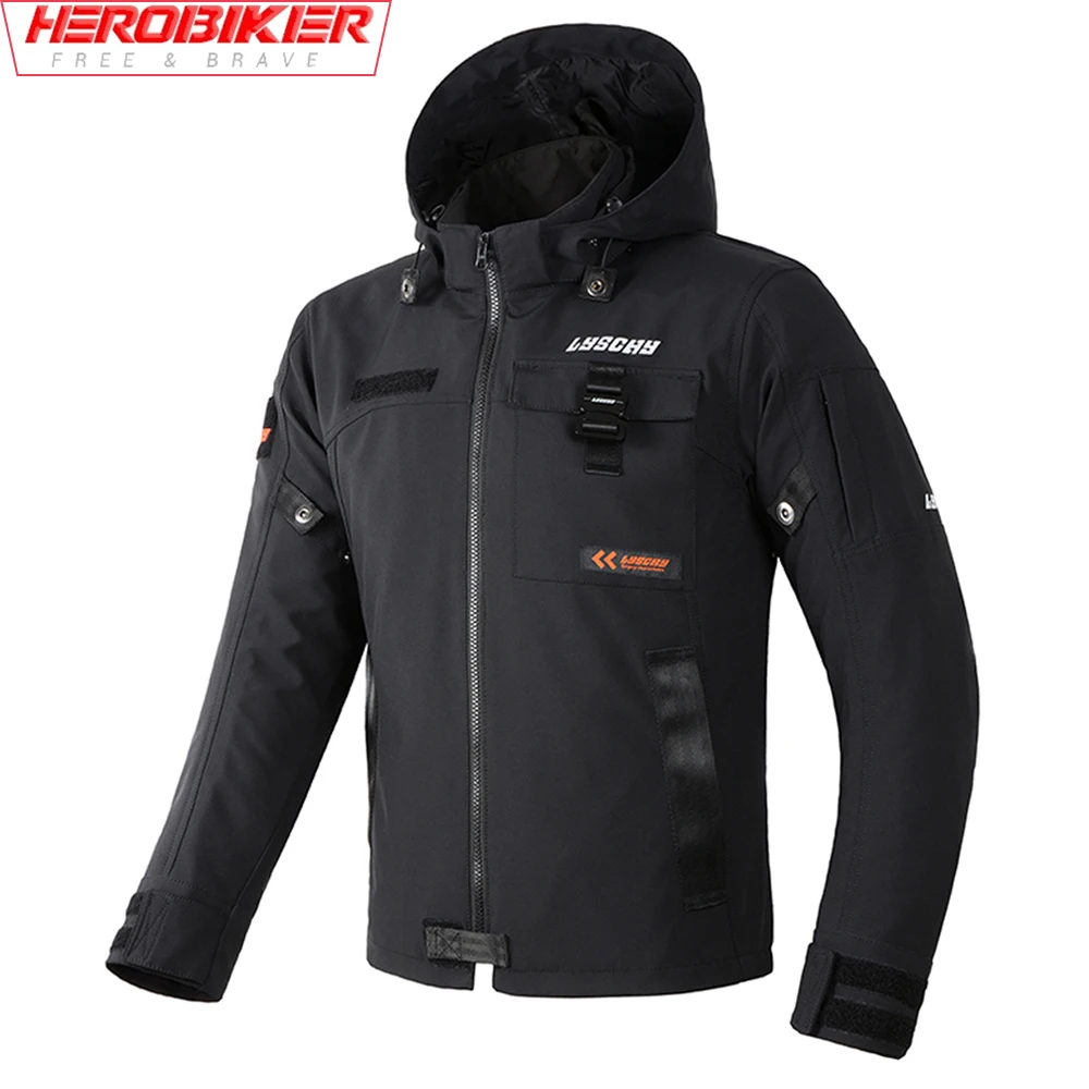 

Motorcycle Jacket Four Seasons Cycling Jersey Men's and Women's Waterproof Warm Anti-fall Locomotive Racing Jacket Summer Winter