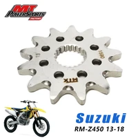 for suzuki off road rm z450 2013 2020 front engine sprocket motorcycles chain sprocket dirt pit bike motorcycle accessories