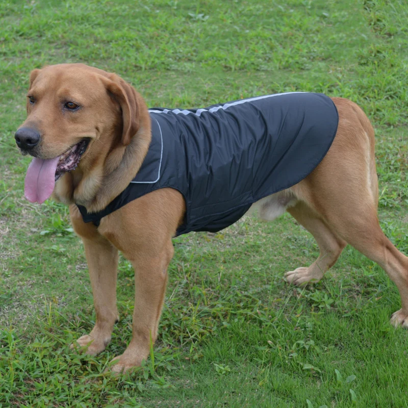 Водонепроницаемая зимняя одежда для больших собак куртка домашних животных