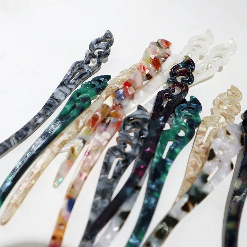 

New Japanese Classical Hairpin For Women Ladies Antique Acrylic Hairpin Classic FashionElegant Women Hair accessories Gift