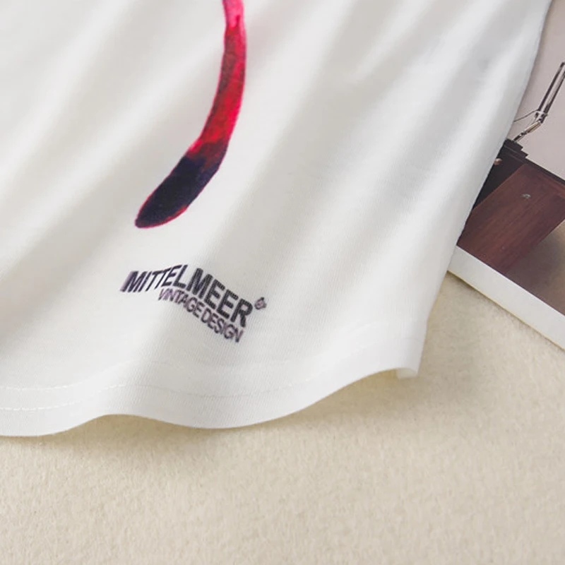 

Summer Women Butterfly Printed T-shirt Harajuku Fashion Short Sleeved T Shirts O-neck Casual Tops Tee
