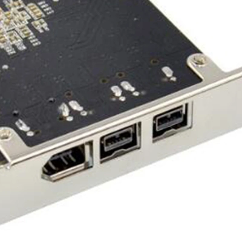 

PCI Express 3 Port Video Capture Expansion Card Firewire XIO2213AZAY Chipset 1394B 1394A PCIe 1.1 X1 Card