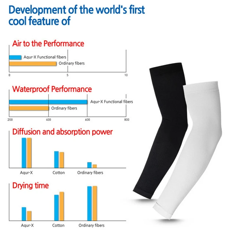 

Cycling Gloves Bike Summer Sunscreen Ice Silk Sleeves Arms For Motorcycle Korean Fashion Outdoor Sports Accessories Unisex