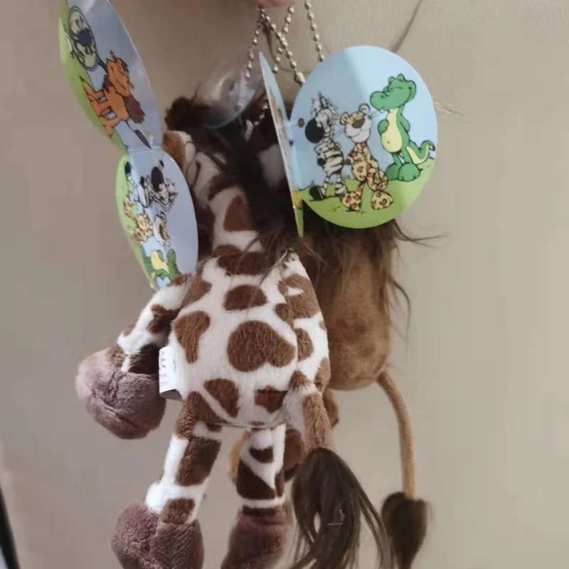 Cute 15cm Giraffe Lion Elephant Monkey Pendant Lovely Plush Stuffed Animal Deer Doll Toys For Kids Christmas Gifts | Игрушки и хобби